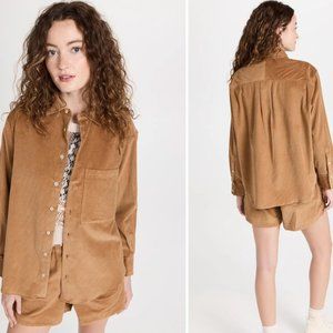Ayr Deep End Shirt in Corduroy Sz S NWT